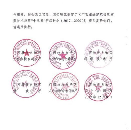 廣西六廳聯(lián)合印發(fā)《推進建筑信息模型技術(shù)應(yīng)用“十三五”行動》通知，全面推動BIM技術(shù)開發(fā)與應(yīng)用